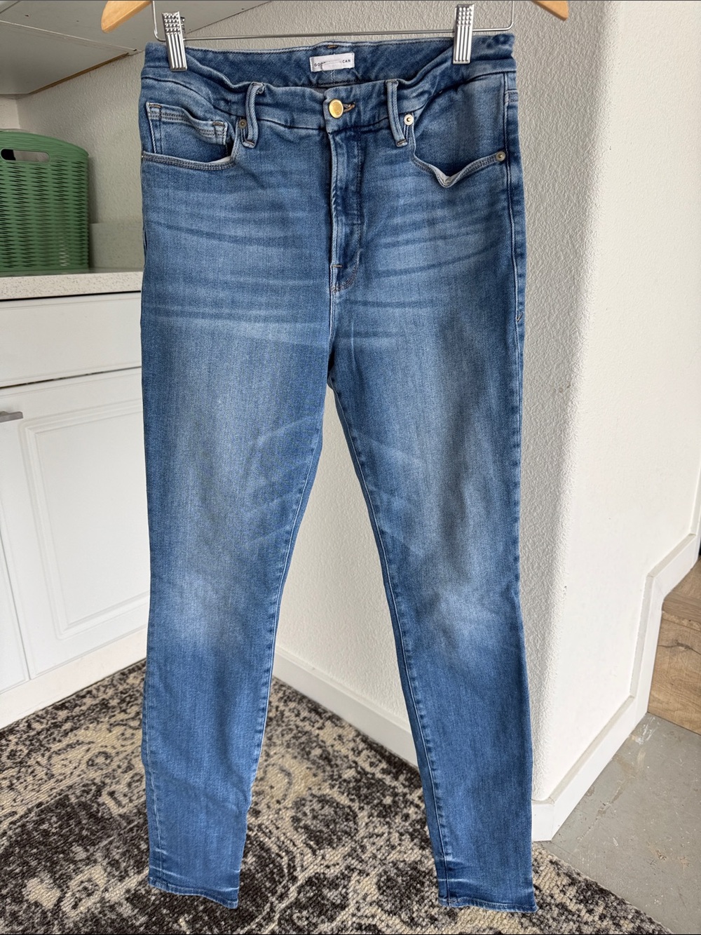 Good American Medium Blue Skinny Jeans